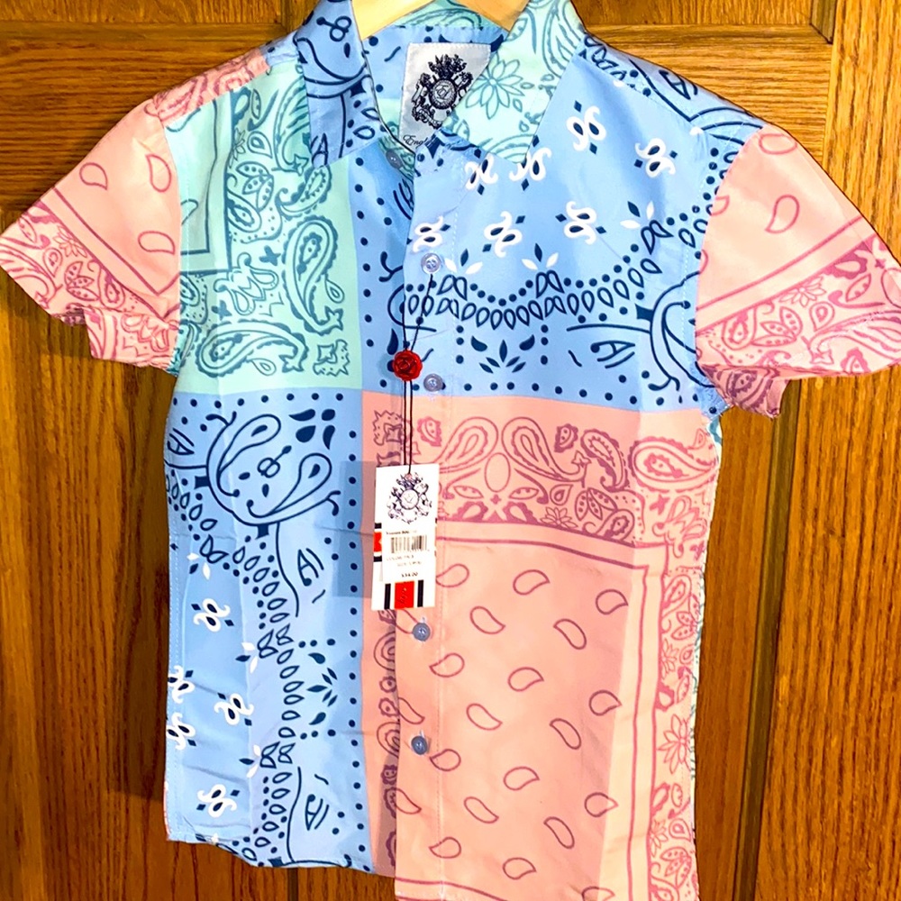 English Laundry short sleeve button down